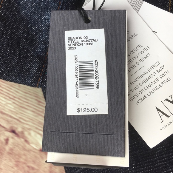 🐞A/X Armani Exchange Stretch Straight Leg jean - Picture 7 of 12